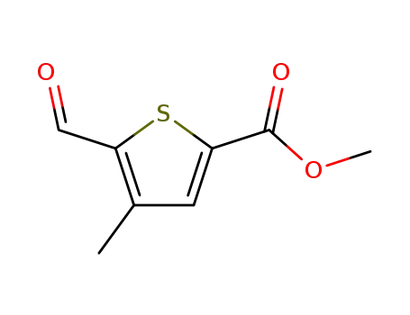 메틸 5-포르밀-4-메틸-2-티오펜카복실레이트,97%
