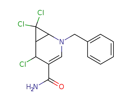 5,7,7-Trichloro-4-carbamoyl-2-benzyl-2-aza-bicyclo<4.1.0>-hepten-3