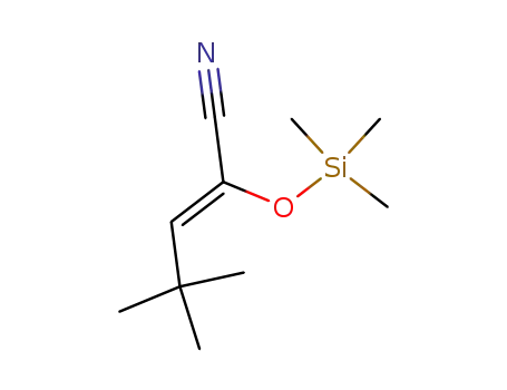 (Z)-4,4-Dimethyl-2-(trimethylsilyloxy)-2-pentennitril