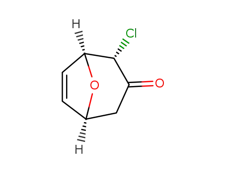 2-chloro-8-oxabicyclo<3.2.1>oct-6-en-3-one