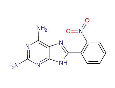 9H-Purine-2,6-diamine,8-(2-nitrophenyl)- cas  39232-32-1