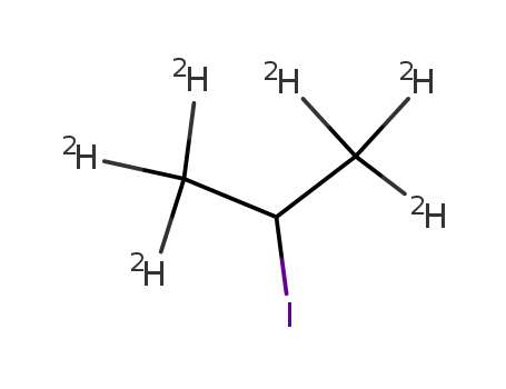 Molecular Structure of 39091-64-0 (2-IODOPROPANE-1,1,1,3,3,3-D6)