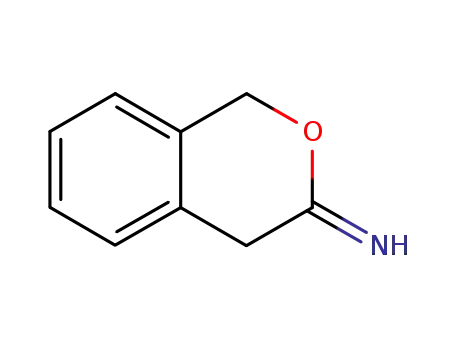 Molecular Structure of 38866-67-0 (3,4-Dihydro-1H-2-benzopyran-3-imine)