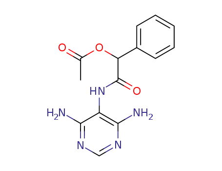 4,6-Diamino-5-<O-acetyl-mandeloylamino>-pyrimidin