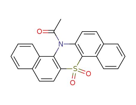 1-(7,7-Dioxido-14h-dibenzo[a,h]phenothiazin-14-yl)ethanone
