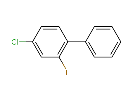 Molecular Structure of 39224-18-5 (2-Fluoro-4-chloro biphenyl)