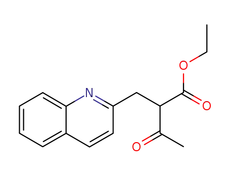 ethyl 3-oxo-2-(quinolin-2-ylmethyl)butanoate