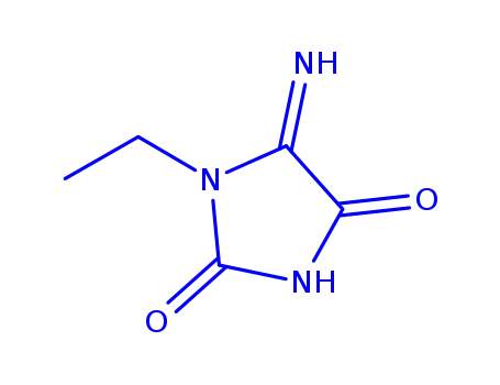 2,4-Imidazolidinedione,1-ethyl-5-imino-(9CI)