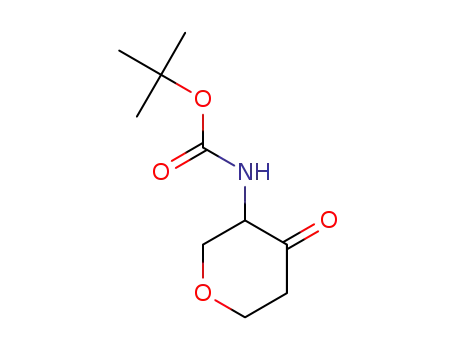 Carbamic acid, (tetrahydro-4-oxo-2H-pyran-3-yl)-, 1,1-dimethylethyl ester (9CI)