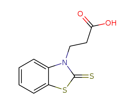 3-(3-benzothiazolinyl-2-thiono) propionic acid