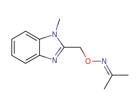 아세톤 O-[(1-메틸-1H-벤즈이미다졸-2-일)메틸]옥심