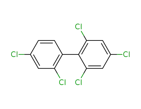 Molecular Structure of 39485-83-1 (2,2',4,4',6-PENTACHLOROBIPHENYL)