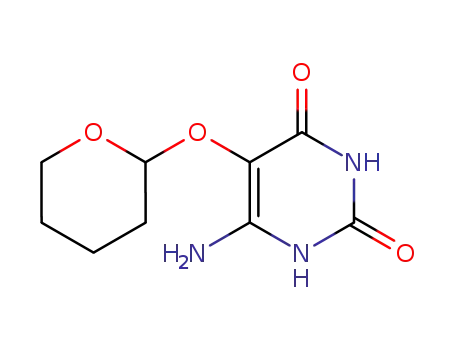 6-amino-5-tetrahydropyran-2-yloxy-1<i>H</i>-pyrimidine-2,4-dione