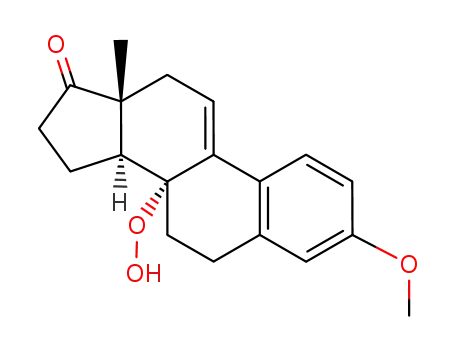 (+/-)-8α-hydroperoxy-3-methoxyestra-1,3,5(10),9(11)-tetraen-17-one