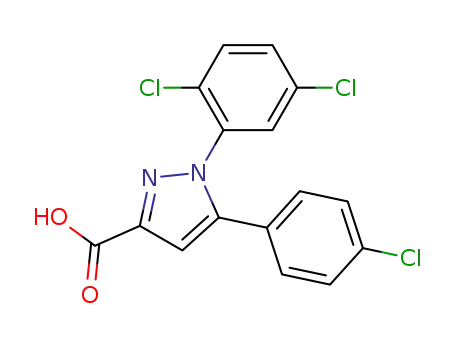 5-(4-CHLOROPHENYL)-1-(2,5-DICHLOROPHENYL)-1H-PYRAZOLE-3-CARBOXYLIC ACID