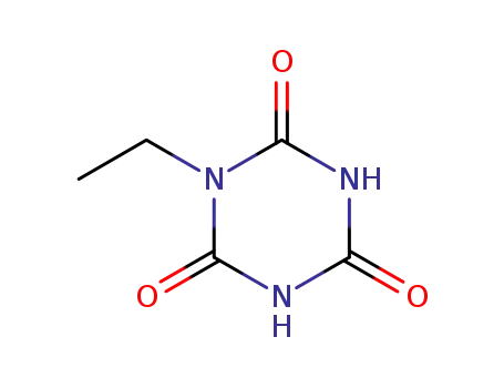 Molecular Structure of 30805-28-8 (1-ethyl-1,3,5-triazinane-2,4,6-trione)