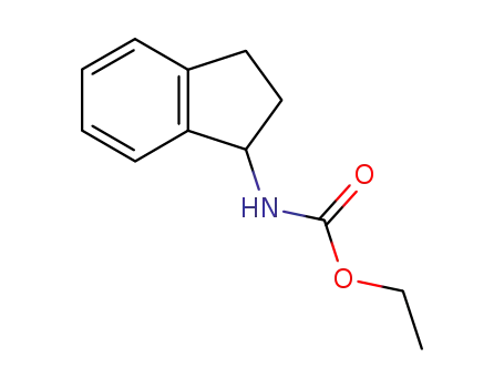 Molecular Structure of 3930-76-5 (ethyl 2,3-dihydro-1H-inden-1-ylcarbamate)