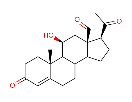 Molecular Structure of 47417-48-1 (21-deoxyaldosterone)