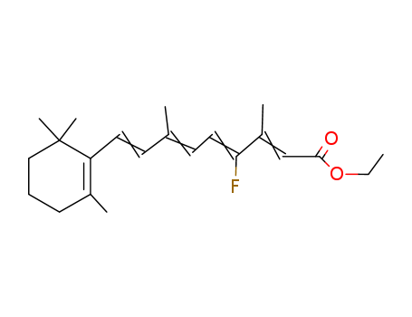 Retinoic acid,12-fluoro-, ethyl ester