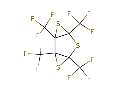1,2,4,6-Tetrakis-trifluoromethyl-3,5,7-trithia-tricyclo[4.1.0.0<sup>2,4</sup>]heptane
