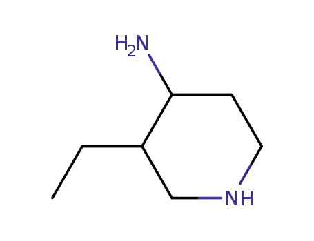 Molecular Structure of 396133-40-7 (4-Piperidinamine,3-ethyl-(9CI))