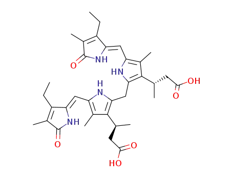 Molecular Structure of 144831-30-1 ((βS,β'S)-dimethylmesobilirubin-XIIIα)