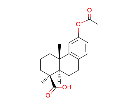 1-Phenanthrenecarboxylicacid, 6-(acetyloxy)-1,2,3,4,4a,9,10,10a-octahydro-1,4a-dimethyl-,(1S,4aS,10aR)-