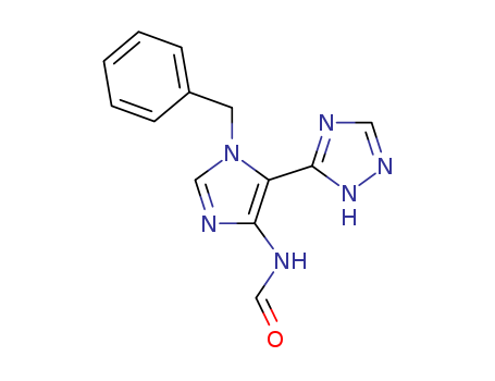 Formamide, N-[1-(phenylmethyl)-5-(1H-1,2,4-triazol-5-yl)-1H-imidazol-4-yl]- cas  4022-99-5