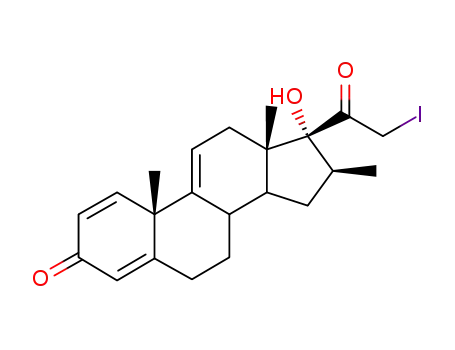 21-Iodo-16-methylpregna-1,4,9(11)-trien-17-ol-3,20-dione