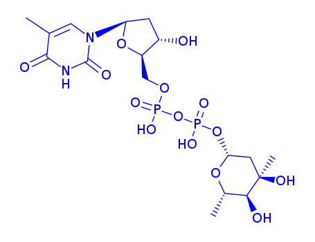 Molecular Structure of 452322-67-7 (TDP-L-mycarose)