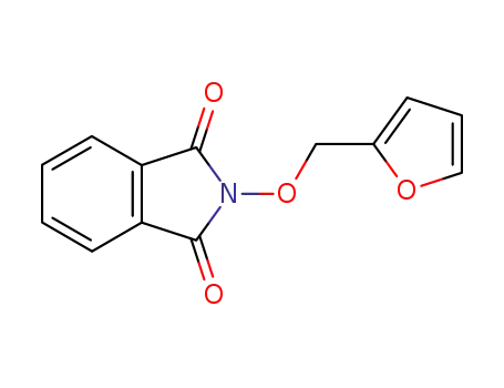 Molecular Structure of 39685-81-9 (N-(2-Furylmethoxy)phthalimide)