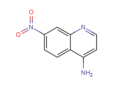 Molecular Structure of 40107-14-0 (7-Nitroquinolin-4-amine)