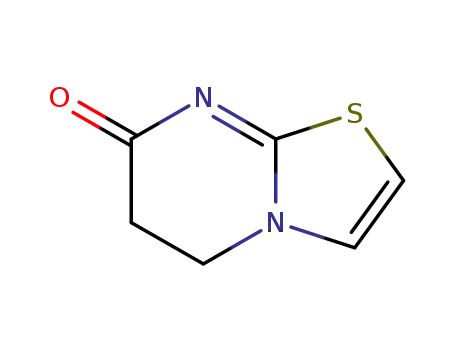 Molecular Structure of 39786-10-2 (5,6-Dihydro-7H-thiazolo[3,2-a]pyrimidin-7-one)
