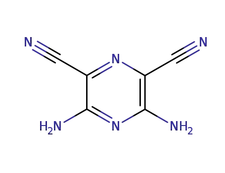 2,6-Pyrazinedicarbonitrile,  3,5-diamino-