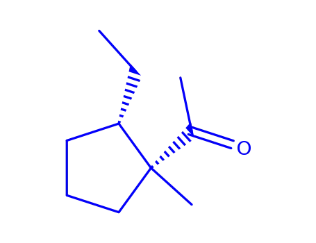 Ethanone, 1-[(1R,2S)-2-ethyl-1-methylcyclopentyl]-, rel-(-)- (9CI)