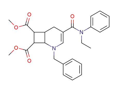 4-[[(에틸)페닐아미노]카르보닐]-2-(페닐메틸)-2-아자비시클로[4.2.0]옥트-3-엔-7,8-디카르복실산 디메틸 에스테르