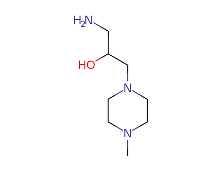 Molecular Structure of 39849-48-4 (1-Piperazineethanol,-alpha--(aminomethyl)-4-methyl-(9CI))