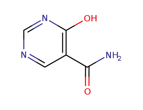 Molecular Structure of 4786-53-2 (4-HYDROXYPYRIMIDINE-5-CARBOXAMIDE)