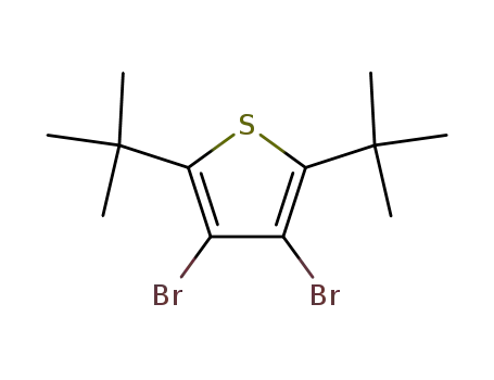 Molecular Structure of 40196-79-0 (3,4-DIBROMO-2,5-DITERT-BUTYLTHIOPHENE)