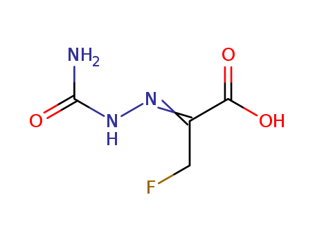 Propanoic acid, 2-[2-(aminocarbonyl)hydrazinylidene]-3-fluoro- cas  401-48-9