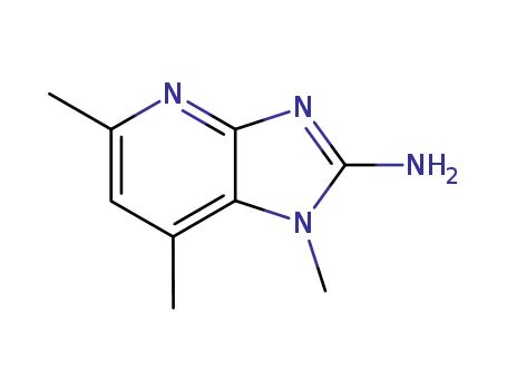 Molecular Structure of 401560-75-6 (2-AMINO-1,5,7-TRIMETHYLIMIDAZO[4,5-B]PYRIDINE)