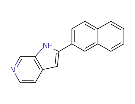 2-NAPHTHALEN-2-YL-1H-PYRROLO[2,3-C]PYRIDINE