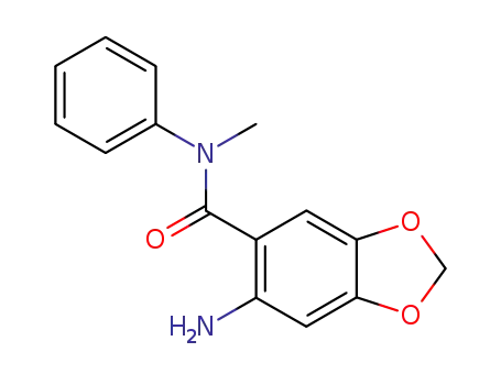 6-amino-benzo[1,3]dioxole-5-carboxylic acid <i>N</i>-methyl-anilide