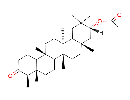 Molecular Structure of 84749-92-8 (21-acetoxyfriedelan-3-one)
