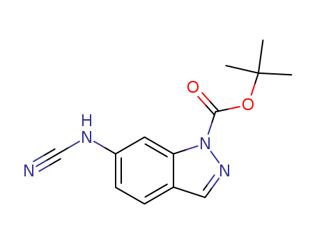 1H-Indazole-1-carboxylicacid, 6-(cyanoamino)-, 1,1-dimethylethyl ester