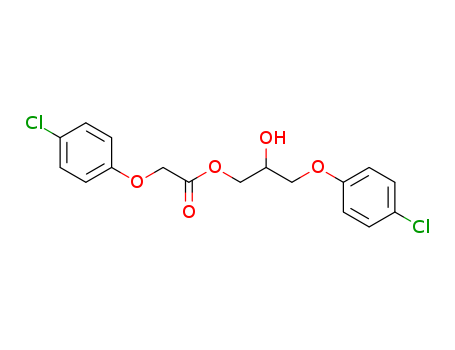 Acetic acid,2-(4-chlorophenoxy)-, 3-(4-chlorophenoxy)-2-hydroxypropyl ester