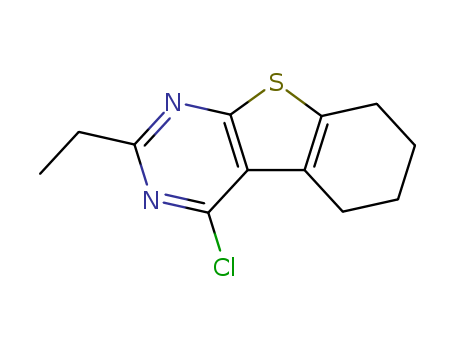 4-Chloro-2-ethyl-5,6,7,8-tetrahydrobenzo[b]thieno[2,3-d]pyriMidine, 96%