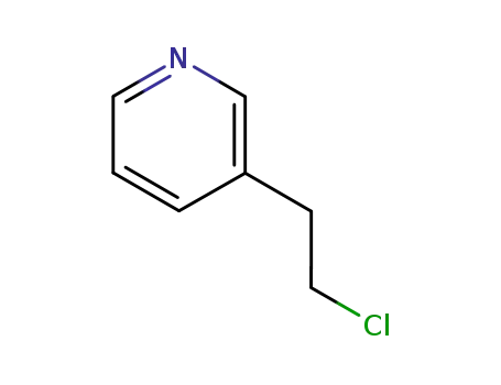 Molecular Structure of 39892-24-5 (3-(2-CHLORO-ETHYL)-PYRIDINE)