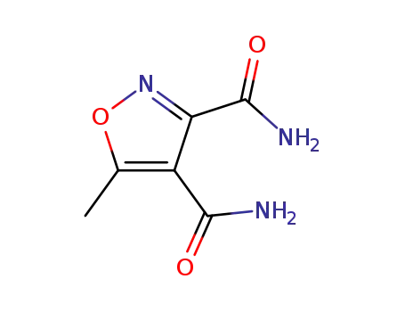Molecular Structure of 400077-37-4 (3,4-Isoxazoledicarboxamide,5-methyl-(9CI))
