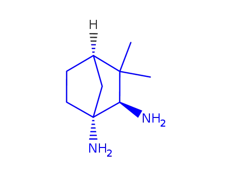 Molecular Structure of 401929-50-8 (Bicyclo[2.2.1]heptane-1,2-diamine, 3,3-dimethyl-, (1S,2S,4S)- (9CI))